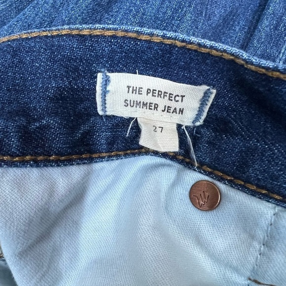 Madewell Perfect Summer Jean Destructed Edition Size 27 - Picture 11 of 15